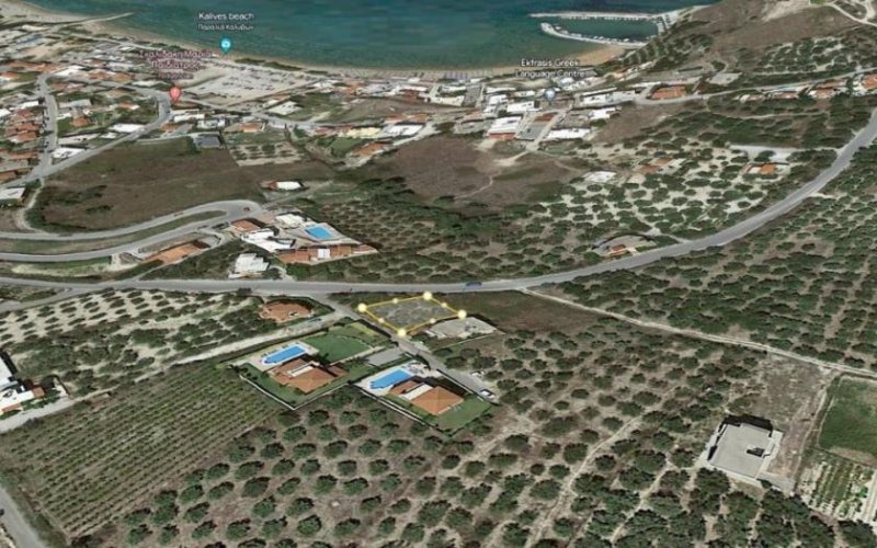 Kalyves Wunderschönes Grundstück zum Verkauf in Kalyves, Kreta – perfekt für Ihr Traumhaus! Grundstück kaufen